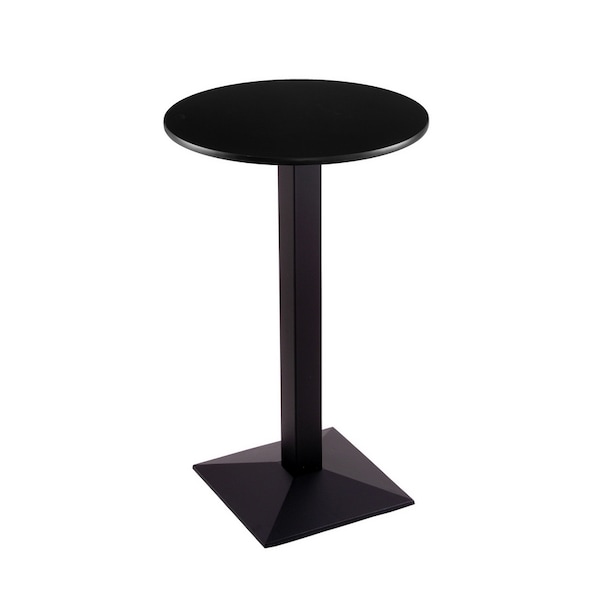 42" 217 Black Table, 24" dia. Top
